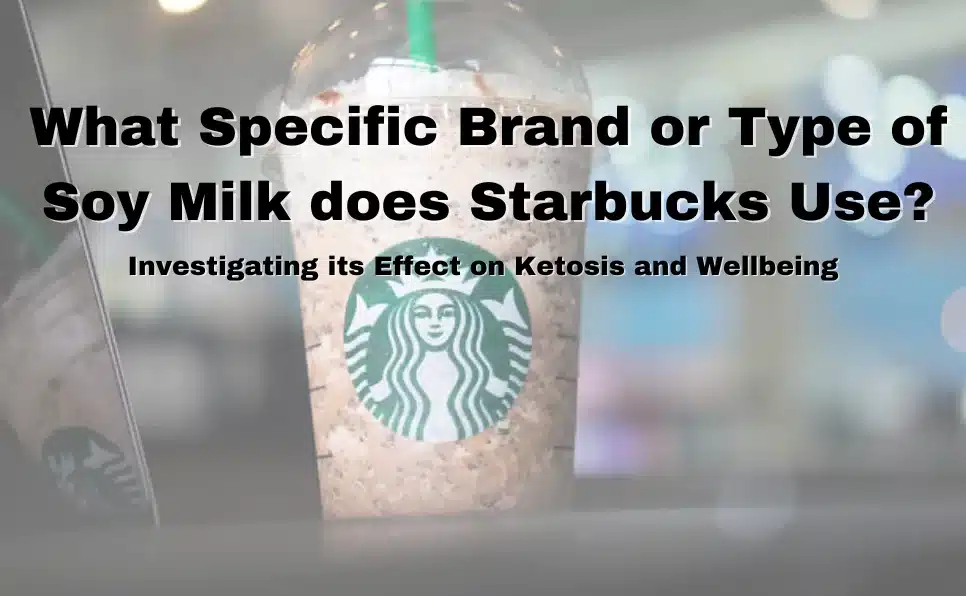 soy milk Starbucks use