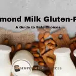 an image showing Almond Milk Gluten-Free nature.