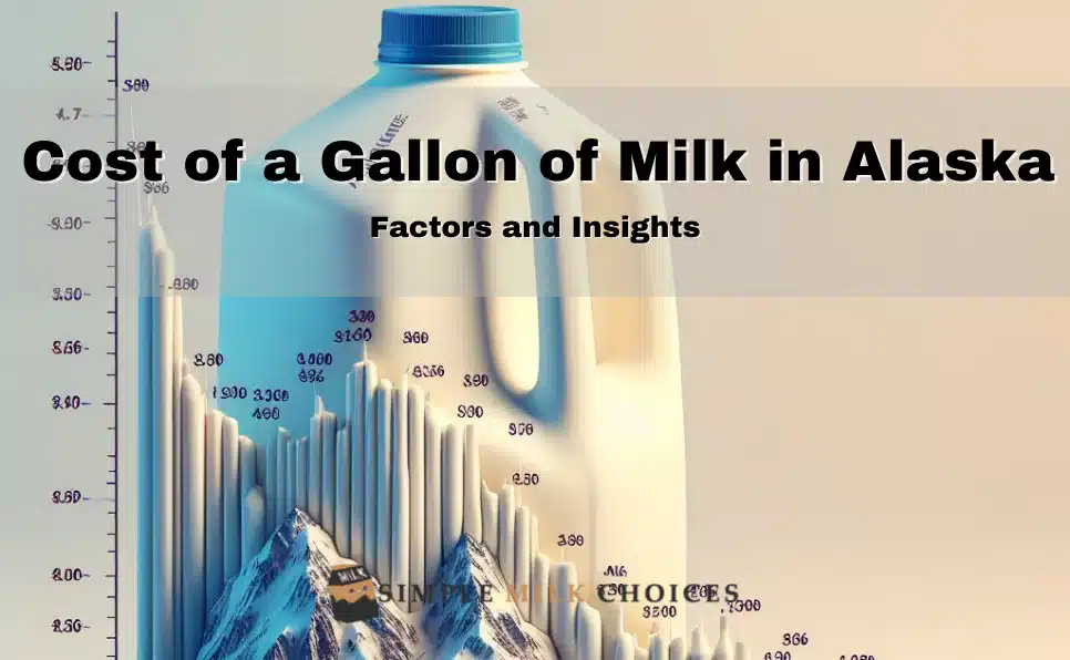 An Image of graohs show the price fluctuation of Price of Gallon of Milk in Alaska