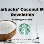 Starbucks' Coconut Milk