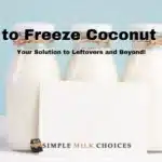 freeze coconut milk