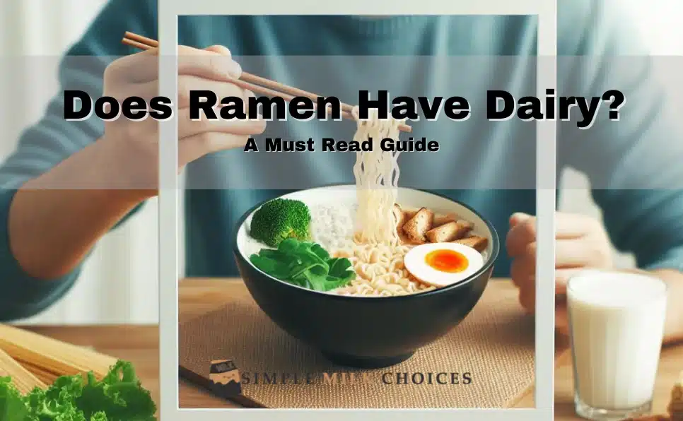 an image show the dairy status in Ramen.