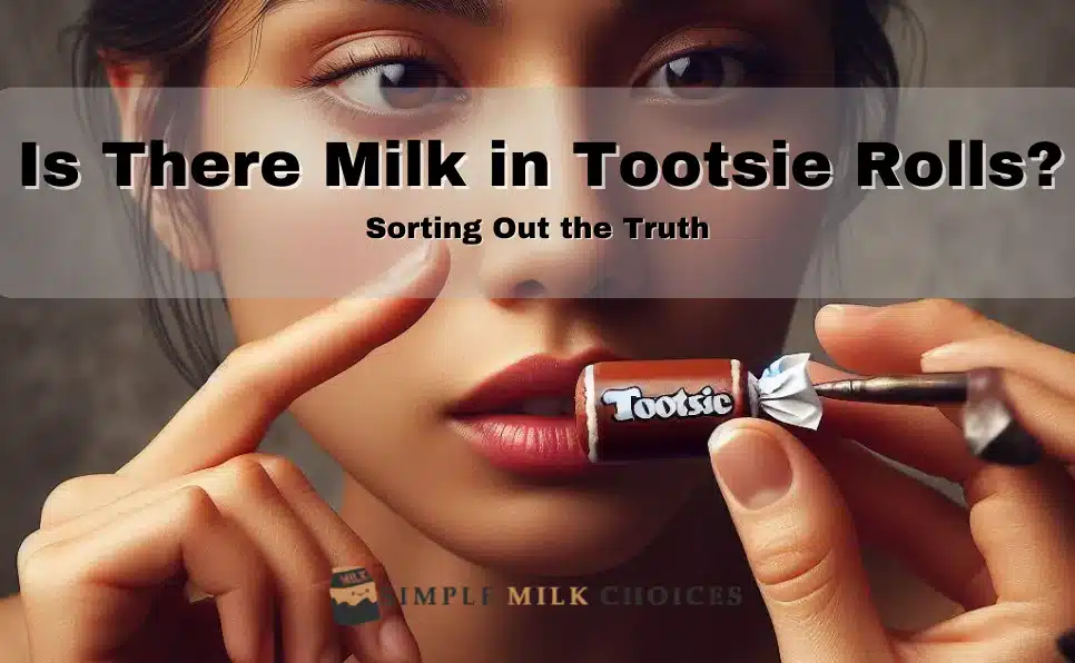 An image of a girl with the activity that shows Is There Milk in Tootsie Rolls.