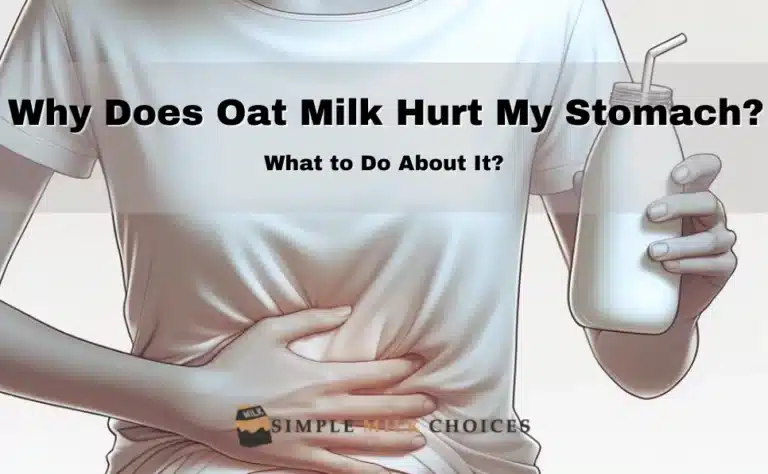 An image show that Oat Milk Hurt My Stomach.